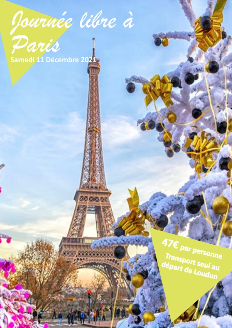 Journée libre à Paris // Fêtes de Noël // 11 décembre 2021